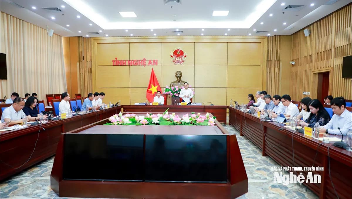 Thông qua hồ sơ điều chỉnh Quy hoạch tỉnh Nghệ An thời kỳ 2021-2030, tầm nhìn đến năm 2050