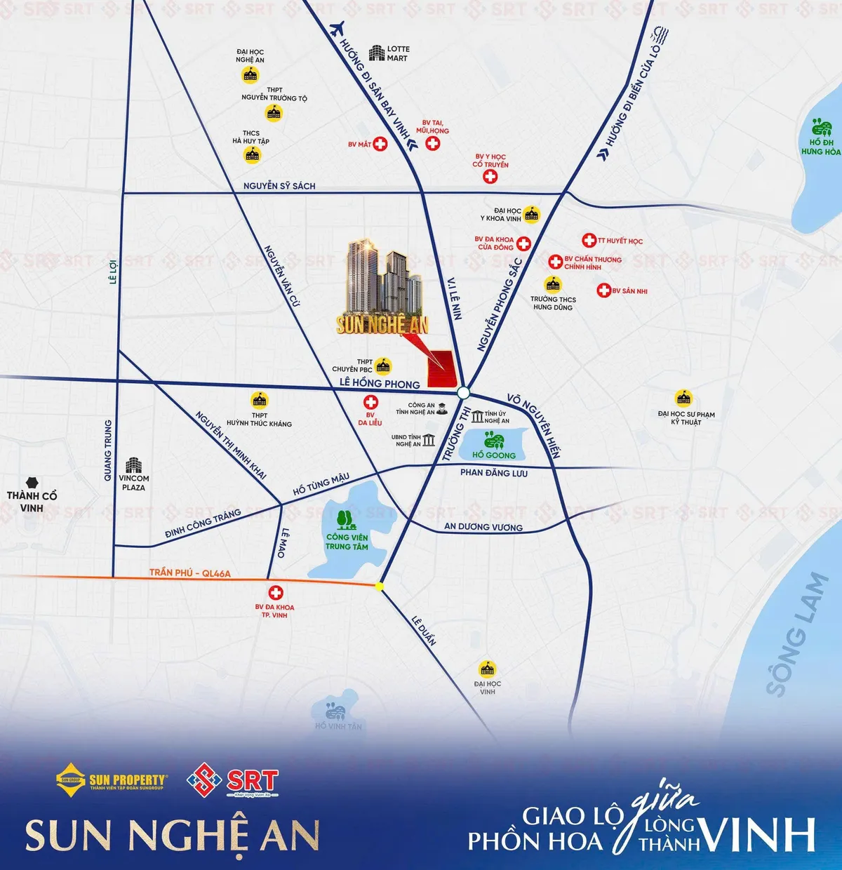 Dự án Sun Glory Resident, khu vực ngã 5 Bùng Binh, Hải Quan