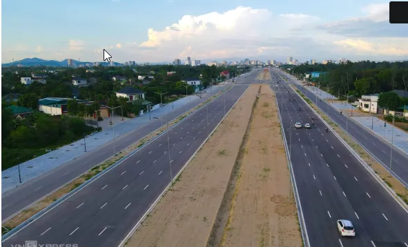 Đại lộ 72m đi qua trung tâm hành chính mới?